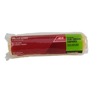 Ace Paint Roller Cover for Semi-Smooth Surfaces Beige 3/8 x 9inch Ace Paint Roller Cover for Semi-Smooth Surfaces Beige 3/8 x 9inch